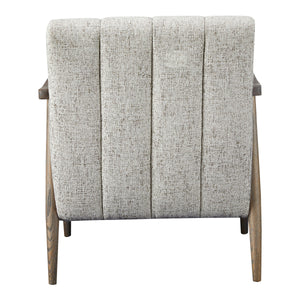 Moe's Aster Accent Chair Pebbled Beige