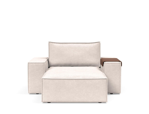NEWILLA LOUNGER CHAIR W/WIDE ARM RESTS, 39"X61"