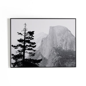 Half Dome From Glacier Point By Getty In Bl