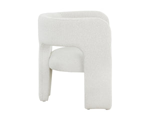 ISIDORE LOUNGE CHAIR - COPENHAGEN WHITE