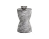Cara End Table - Marble Look - Grey