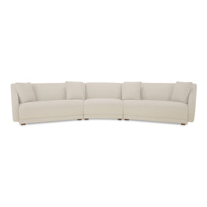 Fraser 3 Piece Modular Sectional in Off White