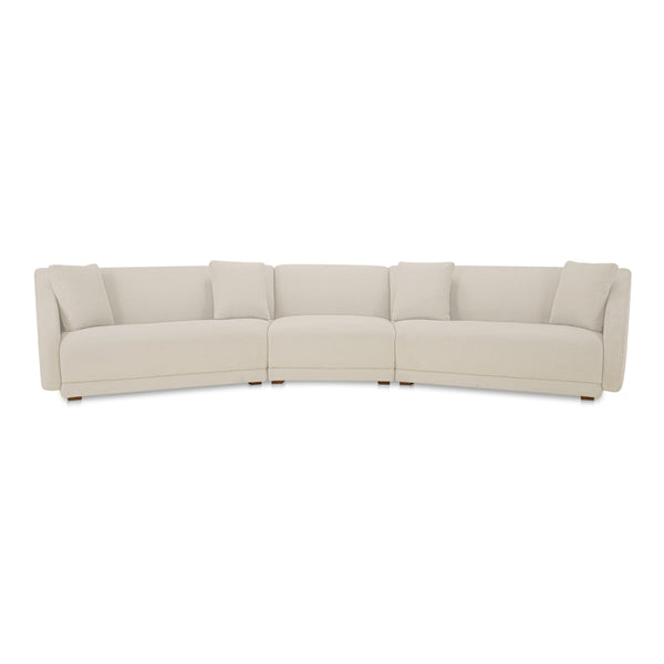 Fraser 3 Piece Modular Sectional in Off White