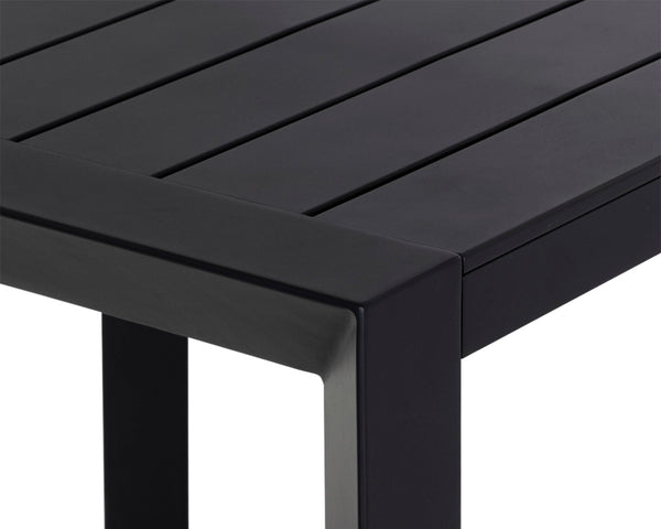 MERANO DINING TABLE - BLACK - 37"