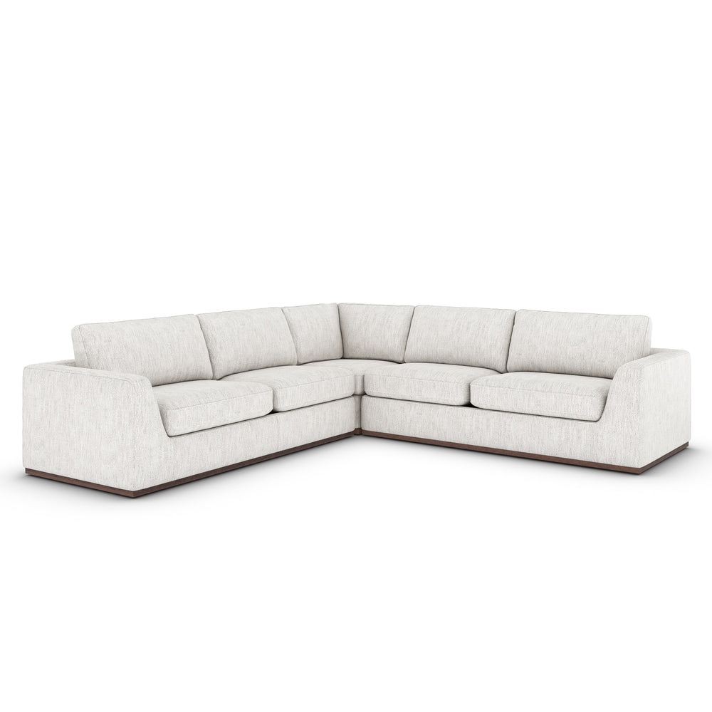 Colt 3 Pc Sectional In Merino Cotton