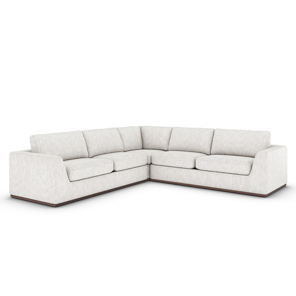 Colt 3 Pc Sectional In Merino Cotton