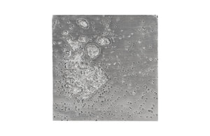 Splotch Wall Art, Silver, Square