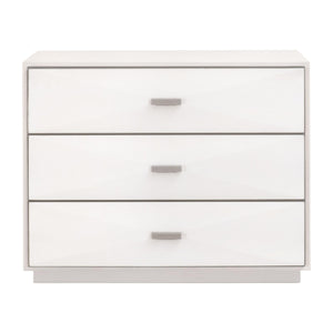 Wynn Shagreen 3-Drawer Nightstand