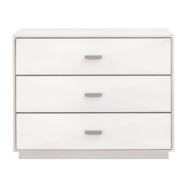Wynn Shagreen 3-Drawer Nightstand