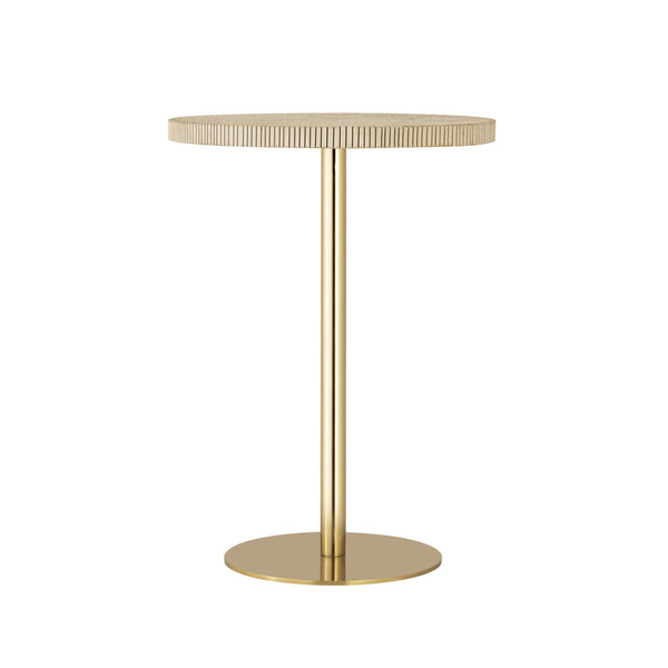 Fiona Gold Stone Side Table