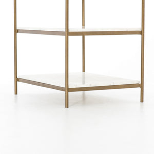 Felix Nightstand in ANTIQUE BRASS