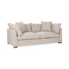 Audrey Sofa in Dawn-Twine with Feather-and-Down Cushions