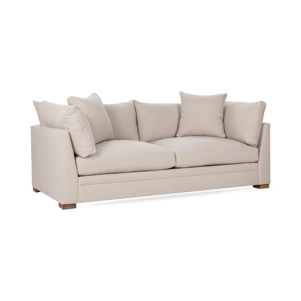 Audrey Sofa in Dawn-Twine with Feather-and-Down Cushions