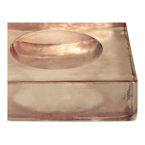 Moe's Miro Glass Catchall in Soft Amber