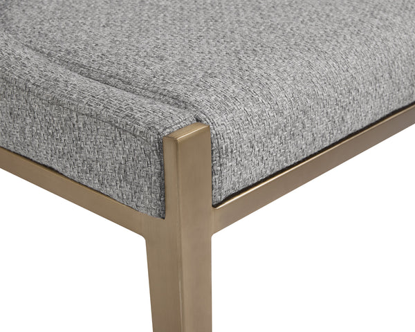 DIONNE DINING CHAIR - MONUMENT PEBBLE