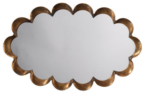 Scalloped Steel Wall Mirror