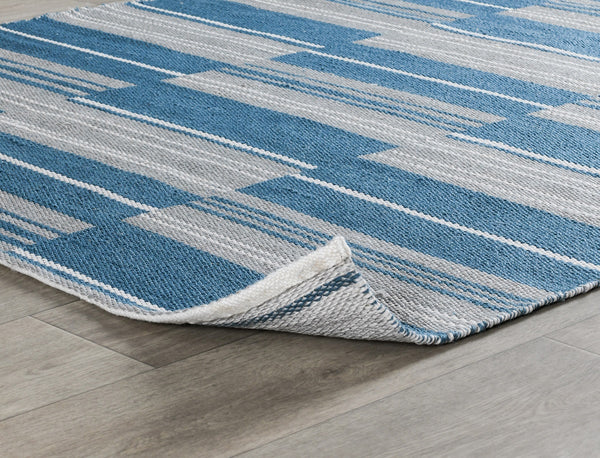 Classic Home Indoor/Outdoor Colton Stripe Rug 5'x8'