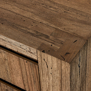 Abaso Nightstand in Rustic Wormwood Oak