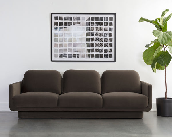 EVERTON SOFA - MEG DARK BROWN