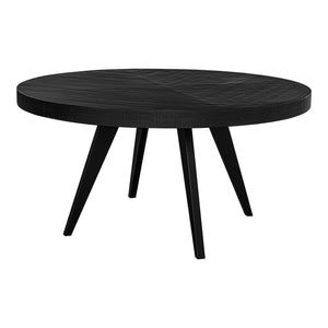 Moe's Parq 60" Round Dining Table Black Acacia