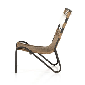 Tegan Outdoor Chair In Faux Dark Hyacinth