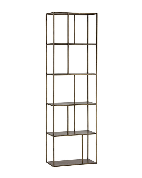 Eiffel Bookcase - Small - Antique Brass