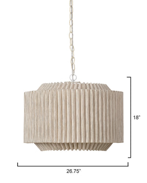 Theory Jute 4-Light Chandelier
