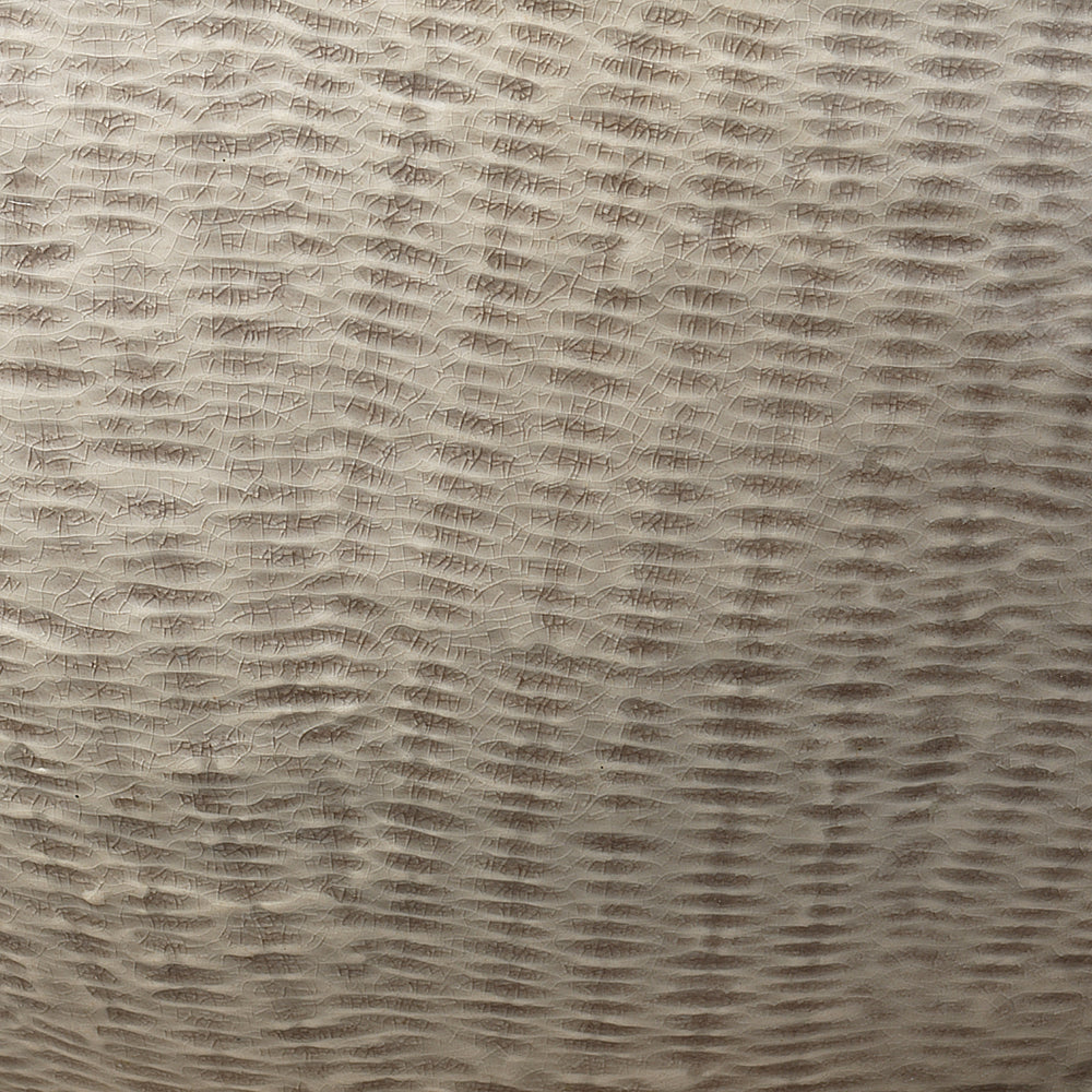 Basketweave Ceramic Table Lamp with Linen Shade