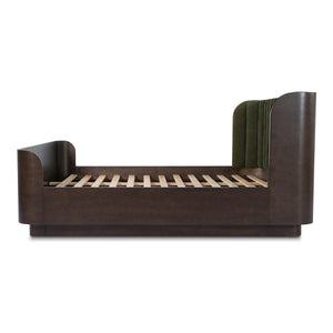 Moe's Scarlette Queen Bed in Cedar Green