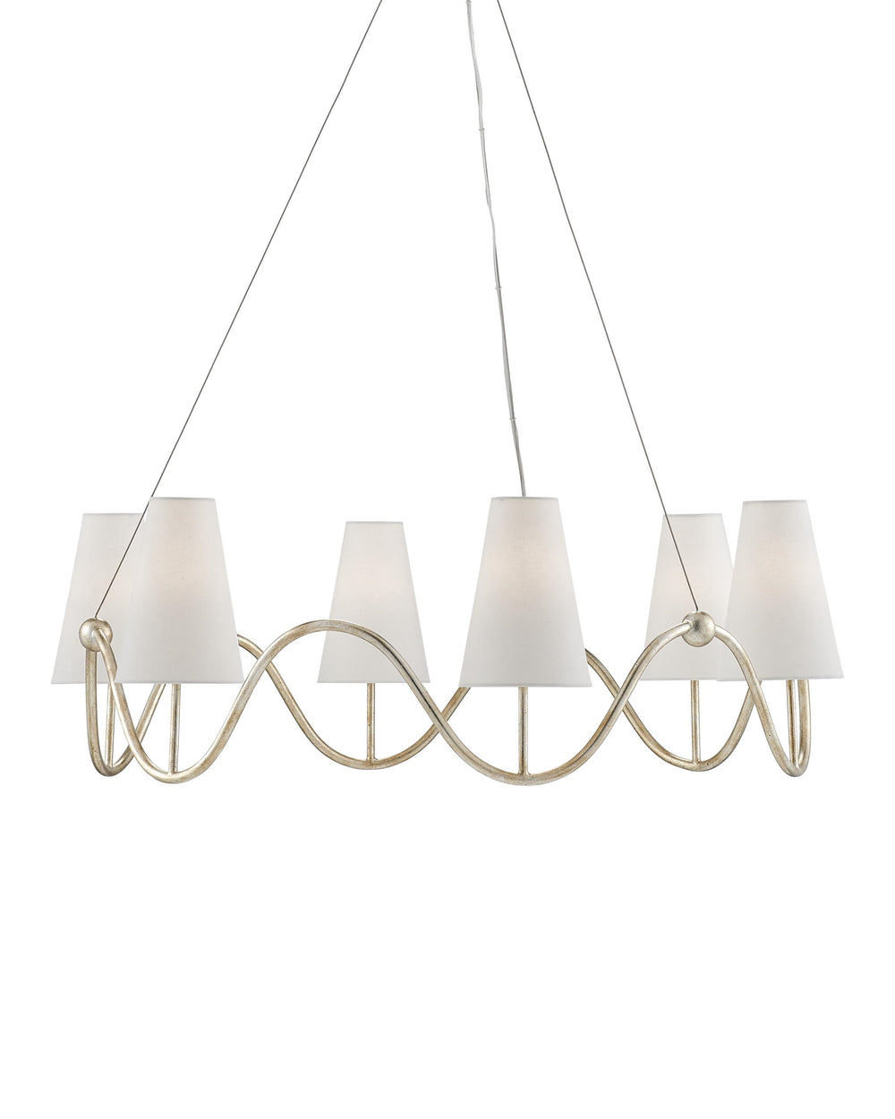 Kadir Chandelier In Silver Granello