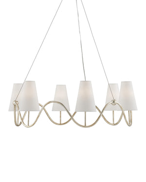 Kadir Chandelier In Silver Granello