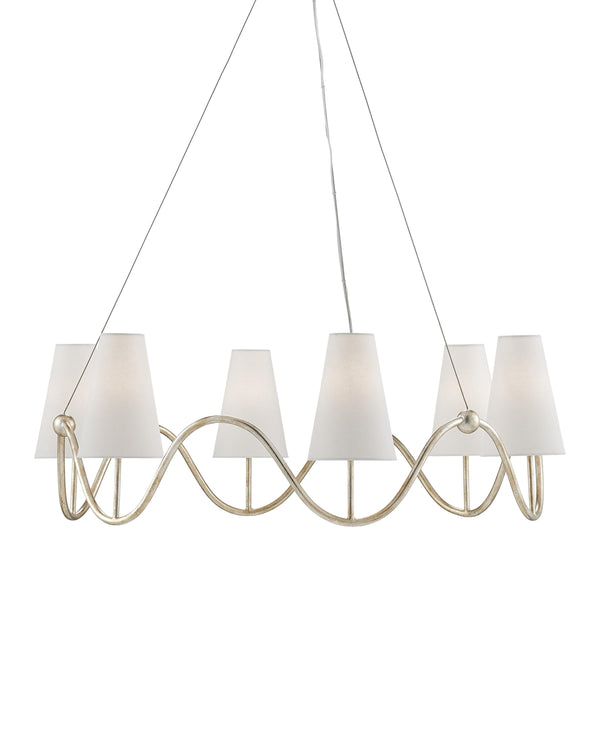 Kadir Chandelier In Silver Granello