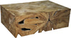 Vert Teak Coffee Table with Clear Flat Coat Finish