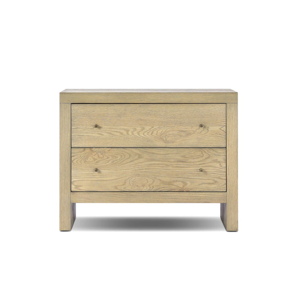 Torrington Charging Nightstand - Sandy Oak Resawn