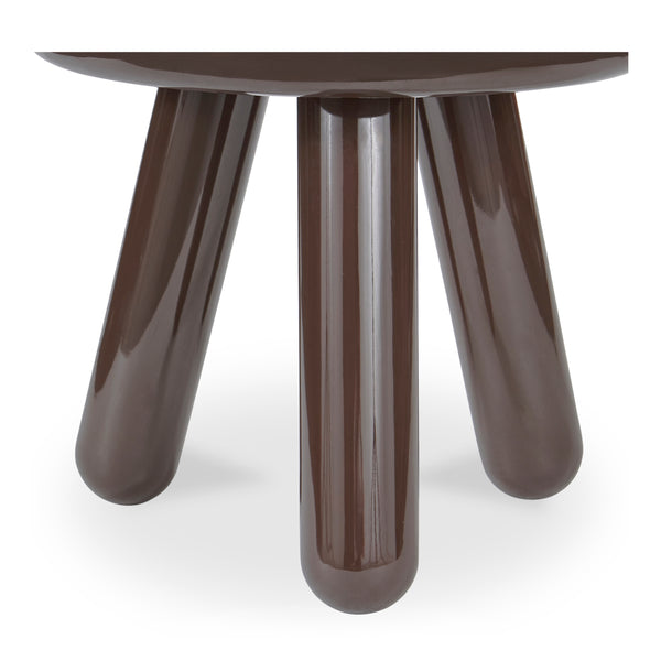 Moe's Joy Accent Table in Dark Brown Lacquer