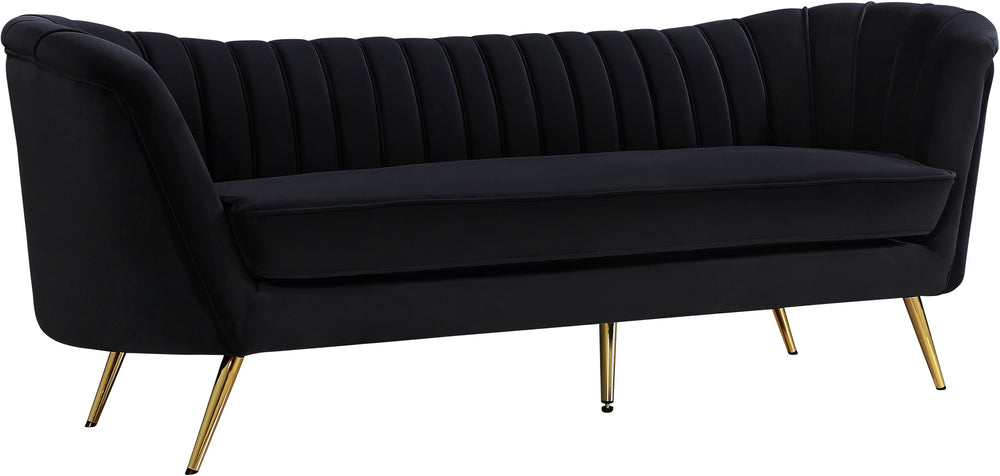 Josefina Sofa In Black Velvet