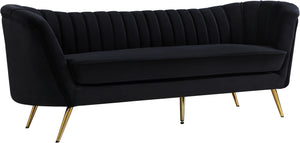 Josefina Sofa In Black Velvet