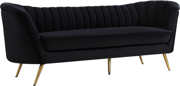 Josefina Sofa In Black Velvet