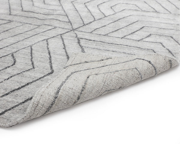 MAZEY HAND-LOOMED RUG - GREY - 9' X 12'