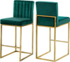 Joanna Stool In Green Velvet