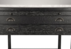 Artemio Side Table with Marble Top