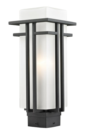 Abbey Outdoor Post Light in Black Finish
