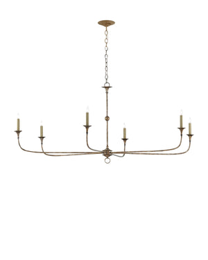 Nottaway Bronze Large Chandelier In Pyrite Bronze
