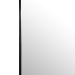 Georgina Floor Mirror In Iron Matte Black