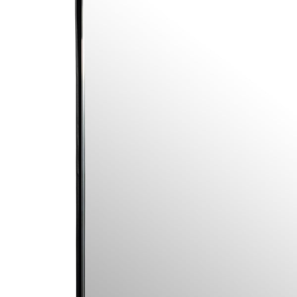 Georgina Floor Mirror In Iron Matte Black