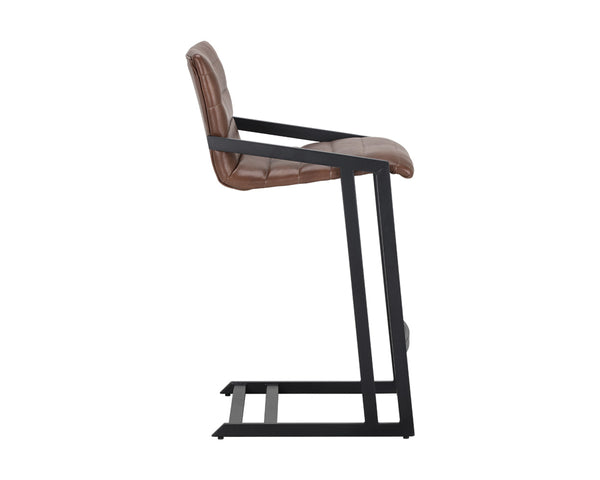 WEBBER COUNTER STOOL - BRAVO COGNAC