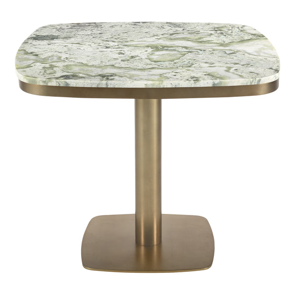 Celeste Cafe Table Green Onyx Marble & Brass