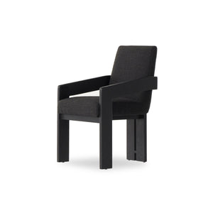Roxy Dining Armchair In Gibson Black