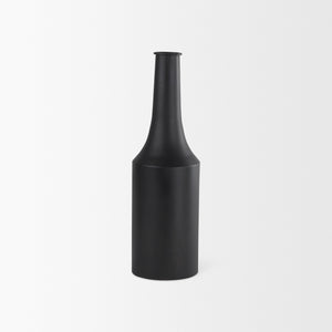 Aubrey Medium 18.0H Black Iron Flower Jug Vase