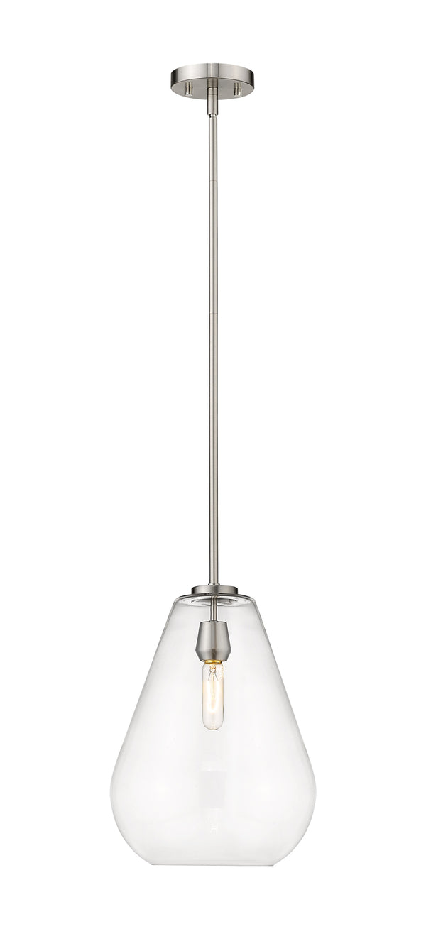 Ayra 1 Light Pendant in Brushed Nickel Finish